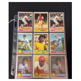 (40) 1976 Topps Baseball Cards with Stars