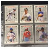 (5) sets 1988 Fleer Headliners Baseball Cards