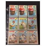 (36) 1977 Topps Baseball Cards with Stars