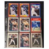 (27) Bo Jackson Baseball Cards, nice shape