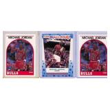 (3) 1989 Fleer Michael Jordan Basketball Cards
