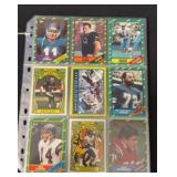 (72) 1986 Topps Football Cards with Stars