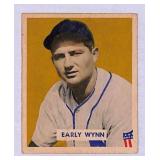 1949 Bowman Early Wynn Baseball Card #110
