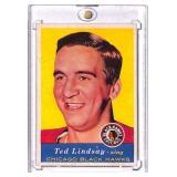 1957 Topps Ted Lindsay Hockey Card #21