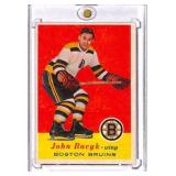 1957 Topps John Bucyk Boston Bruins Hockey Card