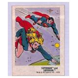1978 Superman and Supergirl Sticker Card