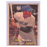 1957 Topps Ernie Banks Baseball Card #55