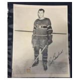 Vintage Montreal Canadiens Photo Chuck Bouchard