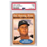 1962 Topps Don Drysdale #398 PSA 7 Allstar