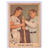 1959 Fleer Ted Williams #2 Babe Ruth Card