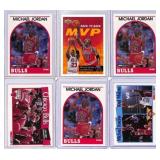 6 Michael Jordan Basketball Cards