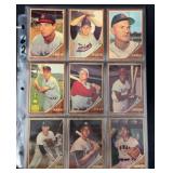 (41) 1962 Topps Baseball Cards
