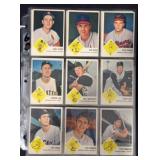 (24) 1963 Fleer Baseball Cards, nice shape