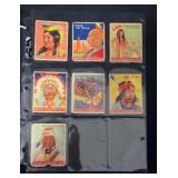 (7) Indian Chewing Gum Cards