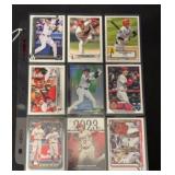 (9) Different Shohei Ohtani Baseball Cards