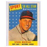 1958 Topps #476 Stan Musial Allstar