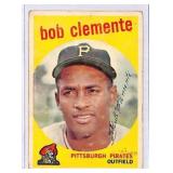 1959 Topps Bob Clemente Baseball Card #478
