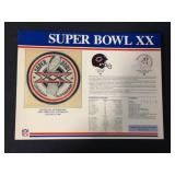 1986 Super Bowl XX Patch