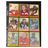 (9) 1967 Philadelphia Football HOF Cards