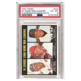 1967 Topps NL Home Run Leaders Card #244 PSA 6