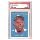 1961 Topps Hank Aaron MVP #484 PSA 7 (ST)