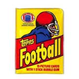 1981 Topps Football Unopened Wax Pack