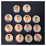 (14) 1962 Salada Baseball Coins Stars and HOFs