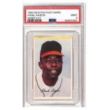 1969 MLB Photostamp Hank Aaron PSA Mint 9