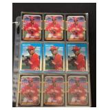 (53) 1980s Baseball Stars Cards