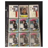 (18) 1983 and 1984 Marcus Allen Football Cards