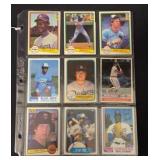 (18) Different 1980ï¿½s Rookie Baseball Cards