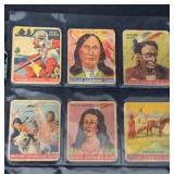 (6) 1933 Goudy Indian Gum with Pocahontas