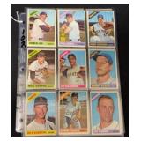 (36) 1966 Topps Baseball Cards nice shape