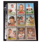 (36) 1967 Topps Baseball Cards nice shape