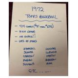 (414) 1972 Topps Baseball Cards