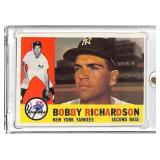1960 Topps Bobby Richardson Baseball Card #405