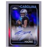 2024 Topps Chrome Bryce Young Autograph Card