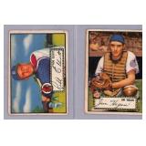 1952 Topps Baseball Cards Bob Elliott Jim Hegan