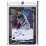 2026 Topps Finest Bubba Chandler RC Autograph Card