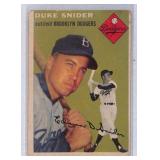 1954 Topps Duke Snider Brooklyn Dodgers Card