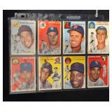 (8) 1954 Topps Baseball Cards