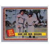 1962 Topps 137 Babe Ruth Special Baseball Card