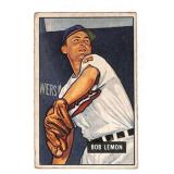 1951 Bowman Bob Lemon Baseball Card No. 53