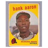 1959 Topps Hank Aaron VG