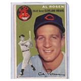 1954 Topps Al Rosen Cleveland Baseball Card