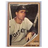 1962 Topps Rocky Colavito Baseball Card #20