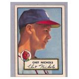 1952 Topps Baseball #288 Chet Nichols Nice Shape