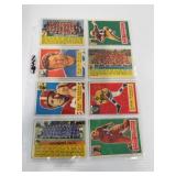 (8) Vintage Football Cards