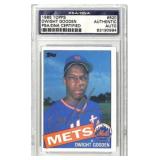 1985 Topps Dwight Gooden Signed Card #620 PSA/DNA