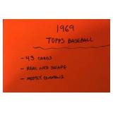 (43) 1969 Topps Baseball Cards